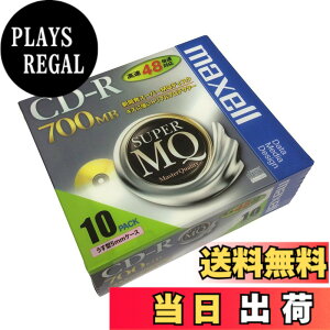 �y���������zmaxell �f�[�^�p CD-R 700MB 48�{���Ή� 10�� 5mm�P�[�X�� CDR700S.1P10S parent �T�C�Y�F10��