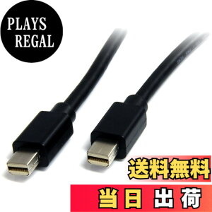 �y���������z�X�^�[�e�b�N.com Mini DisplayPort 1.2 �P�[�u�� 4K / HBR2�Ή��~�j�f�B�X�v���C�|�[�g�P�[�u�� Mini DP(�I�X) - Mini DP(�I�X) �F�F�u���b�N�A�T�C�Y�F2m
