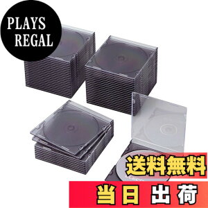 �y���������z�G���R�� DVD CD�P�[�X �v���P�[�X �X���� 1�����[ 10���p�b�N �A�\�[�g CCD-JSCS10ASO �F�F�N���A�u���b�N�A�T�C�Y�F1�����[x50���p�b�N