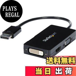 �y���������z�X�^�[�e�b�N.com DisplayPort/ Mini DisplayPort�ϊ��A�_�v�^ �F�F�u���b�N�A�T�C�Y�FVGA - HDMI - DVI (�u���b�N)