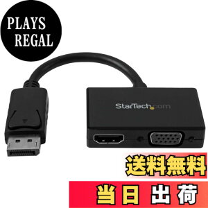 �y���������z�X�^�[�e�b�N.com DisplayPort/ Mini DisplayPort�ϊ��A�_�v�^ �F�F�u���b�N�A�T�C�Y�FVGA - HDMI (�u���b�N)