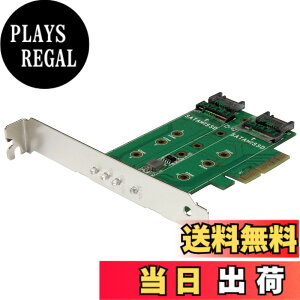 �y���������z�X�^�[�e�b�N.com PCI Express�Ή� M.2 SSD �R���g���[���J�[�h �T�C�Y�F1x PCIe M.2 + 2x SATA M.2
