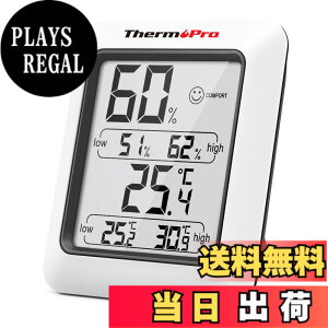 �y���������zThermoPro �T�[���v�� �����x�v �f�W�^�� ���x�v ���� �����x ��}�[�N �ō��Œቷ���x�\�� �}�O�l�b�g�t�� �~�J �M���� ���� �����΍� �F�F�z���C�g�A�T�C�Y�F�����p�����x�vTP50