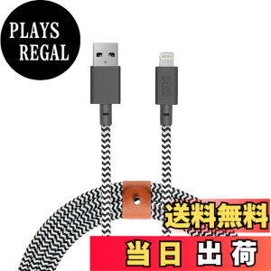 �y���������zNative Union BELT Cable XL - 10�t�B�[�g �����͕⋭ [MFi�F��] �ϋv�����C�g�j���O����USB�[�d�P�[�u���A���U�[�X�g���b�v�t���AiPhone 14�AiPhone 13�AiPhone 12����т���ȑO�̃��f���ɑΉ� 