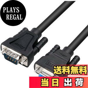 �y���������zDTECH RS232C �V���A���P�[�u�� D-Sub9�s���I�X-D-Sub9�s�����X �N���X�P�[�u�� �F�F�u���b�N�A�T�C�Y�F1.5m