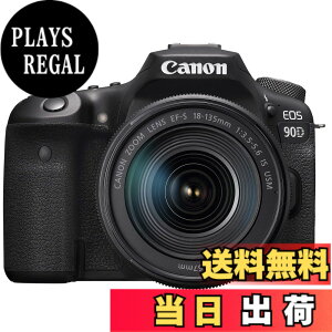 �y���������zCanon �f�W�^����჌�t�J���� EOS 90D �F�F�u���b�N�A�T�C�Y�F18-135mm�����Y�L�b�g