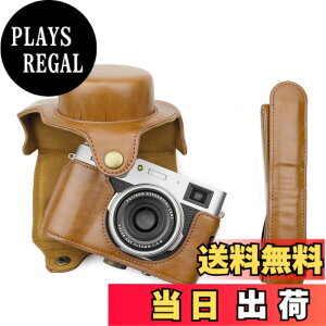 �y���������zkinokoo FUJIFIFILM X100V �P�[�X X100V �J�����P�[�X �V�����_�[�X�g���b�v�t�� �F�FBR