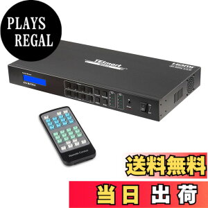 �y���������zTESmart HDMI �}�g���b�N�X 4K EDID�@�\ ��PC���� HDMI �ؑ֊� �F�FBlack