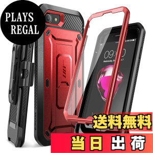 �y���������zSUPCASE iPhone SE3(��3����) 2022 SE(��2����) /iPhone8 /iPhone7 �P�[�X �Ή� 2020 �V�����J�o�[ �t���ی�t�B���� �ƍ������N���b�v�t�� �č��R���K�i�擾 �ϏՌ� �h�o �� �F�F���b�h�A�T�C
