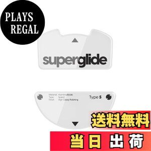 �y���������zSuperglide/ Superglide2 �}�E�X�\�[�� for Razer �}�E�X�t�B�[�g [ �����K���X�f�� ���E���h�G�b�a���H ���ϋv Super Smooth ] �F�F�z���C�g�A�T�C�Y�Fviper v3 Pro - Speed