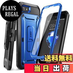 �y���������zSUPCASE iPhone SE3(��3����) 2022 SE(��2����) /iPhone8 /iPhone7 �P�[�X �Ή� 2020 �V�����J�o�[ �t���ی�t�B���� �ƍ������N���b�v�t�� �č��R���K�i�擾 �ϏՌ� �h�o �� �F�F�u���[�A�T�C