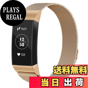 �y���������zVancle �R���p�`�u�� Fitbit Charge 3 �o���h/Charge 4 �o���h �~���l�[�[���[�v�o���h �����x���g �}�O�l�b�g���b�N�t�� �F�F���[�Y�S�[���h�A�T�C�Y�FLarge