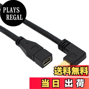 �y���������zViViSun Mini DP�����P�[�u�� Mini Displayport to Mini Displayport �����P�[�u�� �I�Xto���X �����b�L ���E�㉺90°L�^ 4Kx2K�Ή� �F�FBlack�A�T�C�Y�F�EL