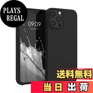 �y���������zkwmobile �X�}�z�P�[�X Apple iPhone 12 Pro Max�Ή� �P�[�X - TPU ���L�b�h �V���R�� �J�o�[ - �ϏՌ� ���h�~ �T���T�� Case �F�F�u���b�N
