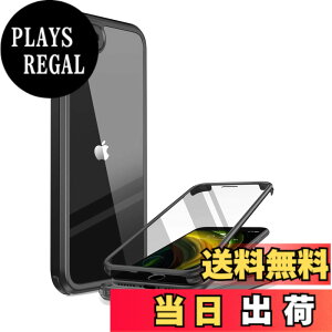 �y���������zMiracase iPhone SE/13/14/15/16/17 �P�[�X 9H�����K���X �X�}�z�P�[�X �F�F�u���b�N�A�T�C�Y�FiPhoneSE 4.7�g