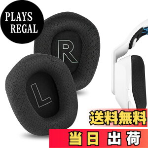 �y���������zGeekria �C���[�p�b�h Comfort �݊��� �p�b�h ���W�N�[�� Logitech G733, G535, G335 �w�b�h�z���ɑΉ� �C���p�b�h/�C���[�N�b�V����/�C���[�J�b�v (���b�V���t�@�u���b�N/�u���b�N) �F�F�u