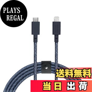 �y���������zNative Union Belt Cable XL - 10ft USB-C to Lightning �F�FIndigo�A�T�C�Y�FXL