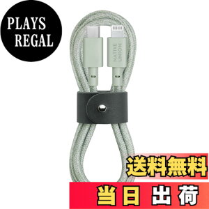 �y���������zNative Union Belt Cable USB-C to Lightning 4ft �F�FSage