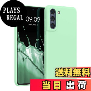 �y���������zkwmobile �X�}�z�P�[�X Samsung Galaxy S21 FE�Ή� �P�[�X - �ϏՌ� ����~�� �\�t�g TPU �V���R�� - �~���g�}�b�g �F�F�~���g�}�b�g�A�T�C�Y�FGalaxy S21 FE