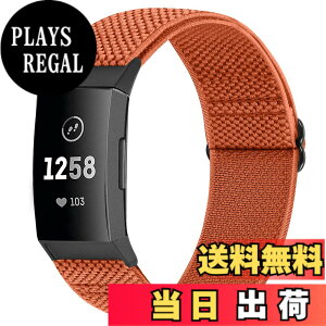 �y���������zRunostrich �R���p�`�u�� Fitbit Charge 4 / Fitbit Charge 3 / Charge 3 SE �i�C�����e���X�|�[�c�o���h�����p�X�g���b�`�o���h �X�g���b�v �F�F�I�����W