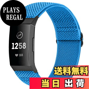 �y���������zRunostrich �R���p�`�u�� Fitbit Charge 4 / Fitbit Charge 3 / Charge 3 SE �i�C�����e���X�|�[�c�o���h�����p�X�g���b�`�o���h �X�g���b�v �F�F�u���[