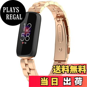 �y���������z�Ή�Fitbit Luxe/Luxe Special Edition �o���h �X�e�����X �t�B�b�g�r�b�g Luxe �o���h �ϋv�� �K�тɂ��� Fitbit Luxe Special Edition �����x���g ���߉\ �r�W�l�X�� �j���ʗp�i�u���b�N�j �F�F