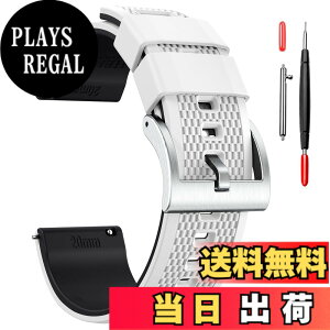 �y���������zHemsut ���v�V���R���o���h 18 mm�A20 mm�A22 mm �N�C�b�N�����[�X���o�[�X�g���b�v �\�t�g�Ȍ����p�x���g 10�F����I���ł� �F�FWhite-Black-Silver�A�T�C�Y�F20MM