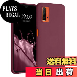 �y���������zkwmobile �X�}�z�P�[�X Xiaomi Redmi 9T�Ή� �P�[�X - �ϏՌ� ����~�� �\�t�g TPU �V���R�� - ���x���_�[ �F�F�{���h�[�o�C�I���b�g