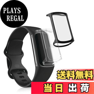 �y���������zkwmobile 2x �P�[�X Fitbit Charge 6 / Charge 5�Ή� �J�o�[ - �t���J�o�[ �V���R�� �ϏՌ� �S�̕ی� ����/���F �F�F���� / ���F