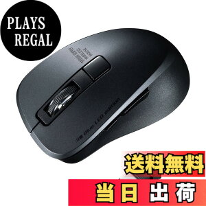 �y���������z�T�����T�v���C �L���}�E�X USB A�ڑ� �É� �u���[LED 5�{�^�� 3200dpi(4�i�K�ؑ�) ���^ �u���b�N MA-BL156BK �F�F�u���b�N