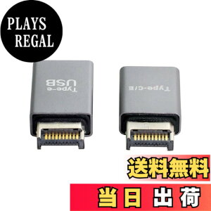 �y���������zcablecc USB 3.1 �t�����g�p�l���w�b�_�[ �I�X Type-E to Type-A & Type-C USB-C �}�U�[�{�[�h�g���f�[�^�A�_�v�^�[ 2�� �F�FSILVER 2PCS ADAPTER