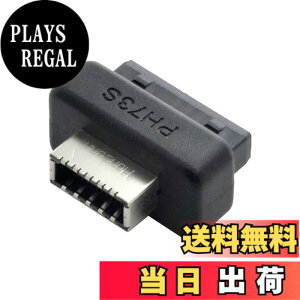�y���������zcablecc �I�[�o�[���[���h USB 3.1 �t�����g�p�l���\�P�b�g �L�[ A Type-E - USB 3.0 20�s�� �w�b�_�[ �I�X�����A�_�v�^�[ �F�FBLACK 1PC ADAPTER-USB3.1