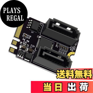 �y���������zCablecc NGFF �L�[ B+M ���� SATA 3.0 6Gbps 5�|�[�g �A�_�v�^�[ �R���o�[�^�[ �|�[�g JMB575 2280 �F�FBlack A/E-key to 1 SATA