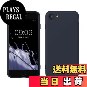 �y���������zkwmobile �X�}�z�P�[�X Apple iPhone SE3 / iPhone SE2 / iPhone SE (2022) / iPhone SE (2020) / iPhone 8 / iPhone 7�Ή� �P�[�X - �ɔ� TPU �V���R�� �}�C�N���t�@�C�o�[ �� �F�F�u���[�x���[�̐A�T�C�Y�Fi