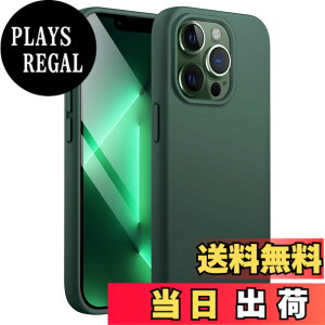 �y���������zJETech iPhone13 Pro �V���R���P�[�X(Pro 6.1�C���`��p) �V���L�[�\�t�g�^�b�`�t���{�f�B�ی�P�[�X �}�C�N���t�@�C�o�[���C�j���O�t���ϏՌ��J�o�[ �F�F�~�b�h�i�C�g�O���[���A�T