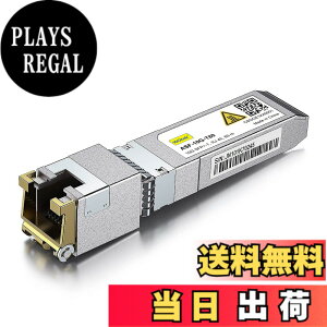 �y���������z10Gtek 10GBase-T SFP+���W���[��, 10G-T, 10G�J�b�p�[, RJ-45 SFP+ CAT.6a, �ő�30m, ���g�����V�[�o �F�Fx1�A�T�C�Y�F1����