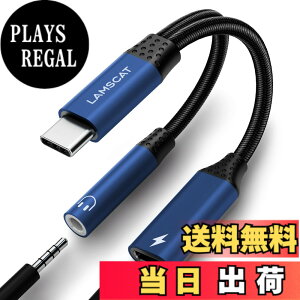 �y���������zLAMSCAT 2in1 �^�C�vC �C���z���ϊ� �A�_�v�^ PD 60W�}���[�d Type-C �C���z���W���b�N �[�d�A�_�v�^ ��҃P�[�u�� �[�d���Ȃ��� �ʘb ���ʒ��� �|�[�^�u�� iPad pro Google Pixel Xperia Samsung G