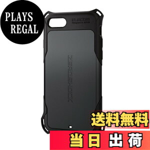 �y���������z�G���R�� iPhone SE (��2���� 2020/2022) / 8 / 7 �p �P�[�X �ϏՌ� �p�G�A�N�b�V���� ZEROSHOCK �F�F�u���b�N