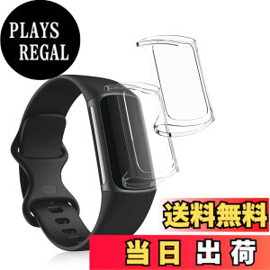�y���������zkwmobile 2x �P�[�X Fitbit Charge 6 / Charge 5�Ή� �J�o�[ - �t���J�o�[ �V���R�� �ϏՌ� �S�̕ی� ����/���F �F�F����