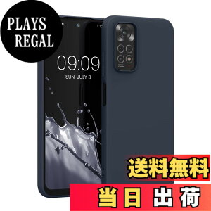 �y���������zkwmobile �ی�P�[�X Xiaomi Redmi Note 11 / Note 11S�Ή� - �ϏՌ� �X�}�z�P�[�X TPU�ی� �\�t�g �V���R�� ���^���b�N �]�f�B�A�b�N �u���[ �F�F�u���[�x���[�̐�
