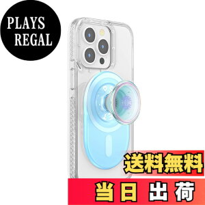 �y���������zPopSockets Japan - �|�b�v�\�P�b�c �W���p�� PopGrio MagSafe Opal Blue �I�p�[�� �u���[ MagSafe �|�b�v�O���b�v �X�}�z�O���b�v&�X�^���h �F�FBlue Opalescent