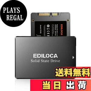 �y���������zEDILOCA ES106 SSD 2.5�C���` 7mm SATA3 6Gb/s 3D NAND�̗p �����^SSD �T�C�Y�F1TB