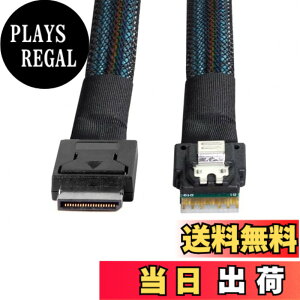 �y���������zXiwai OCULINK PCIE PCI-EXPRESS SFF-8611 8x 8 ���[�� - �f���A�� SFF-8087 4x SSD �f�[�^ �A�N�e�B�u �P�[�u�� 50 cm �F�FBlack