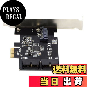 �y���������zCablecc USB 3.0 �t�����g�p�l���w�b�_�[ 5Gbps 19�s�� 20�s�� - PCI-E 1X Express Card VL805�A�_�v�^�[�B