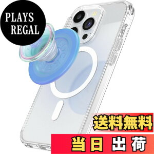 �y���������zPopSockets Japan - �|�b�v�\�P�b�c �W���p�� PopGrip MagSafe Opal Blue �A�_�v�^�[�����O�t�� �I�p�[�� �u���[ �N���A MagSafe ���E���h �|�b�v�O���b�v �X�}�z�O���b�v&�X�^���h �F�F�u���[