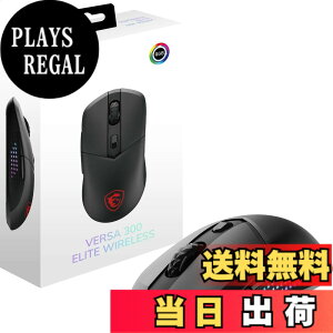 �y���������zMSI VERSA 300 W ���C�����X �Q�[�~���O�}�E�X �y�� 60g �L�� ���� ���E�Ώ� MS0731 �F�F�u���b�N