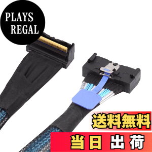 �y���������zNFHK PCI-E 5.0 �~�j�N�[���G�b�W IO MCIO STR PCI-E �X�������C�� SAS 8i 74Pin �I�X - MCIO 74Pin �I�X�����P�[�u�� �F�FBlack