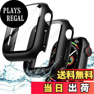�y���������zJETech Apple Watch�p �h���P�[�X �t���ی�t�B�����t�� �����K���X�t�B�������� �n�[�hPC�o���p�[ �S�ʕی�J�o�[ 2�Z�b�g �F�F�u���b�N�A�T�C�Y�FApple Watch SE 3/2/1 / Series 6 5 4 40mm