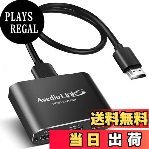 �y���������zavedio links HDMI �ؑ֊� HDMI�Z���N�^�[ 3����1�o�� �F�F�u���b�N�A�T�C�Y�F4K@60Hz 3����1�o��