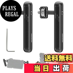 �y���������zNEEWER �X�}�z�p�T�C�h�n���h��/�g�b�v�n���h�� 2�p�b�N ��]�\ �R���p�`�u�� iPhone 15 S22 S23 NEEWER�X�}�z�P�[�W 1/4�l�W�ƃA���`�c�C�X�g�s���t�� �X�}�z�X�^�r���C�U�[ �r�f�I��